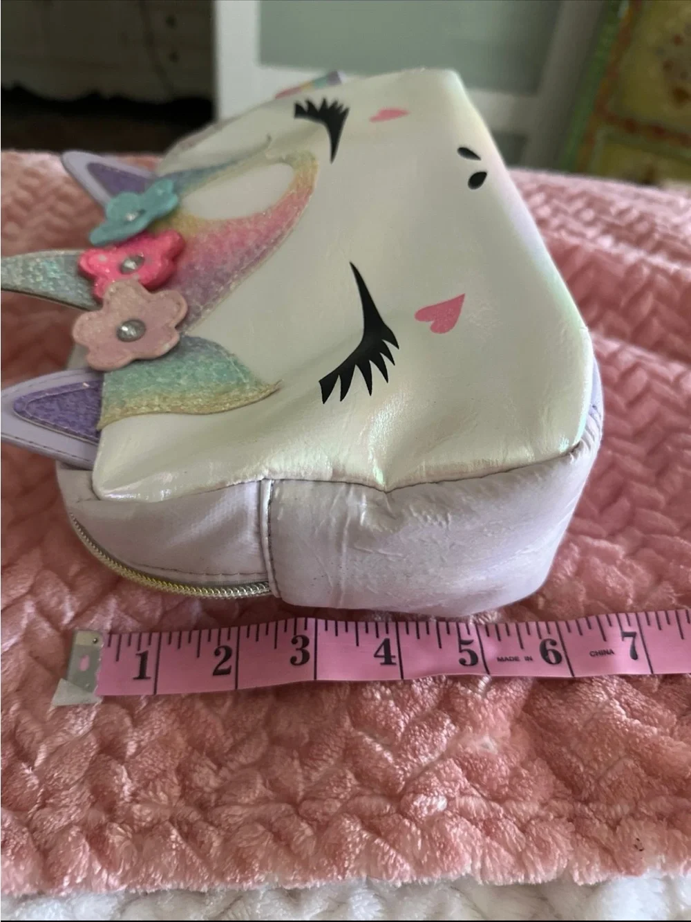 OMG Unicorn, Miss Gwen’s cosmetic tote bag